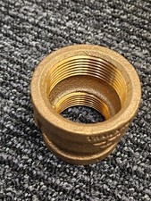 (QTY 3) Legend Valve 310-376NL No Lead Red Coupling 1-1/4" x 1" Bronze