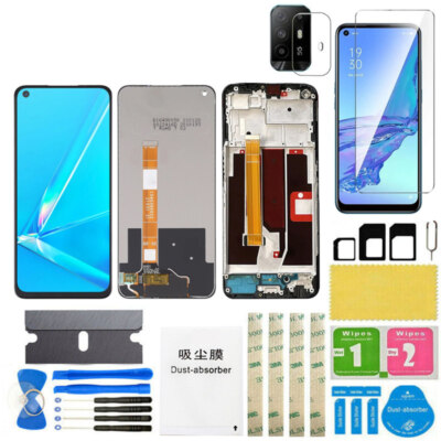 For Oppo A74 5G CPH2263 LCD Display Screen Touch Digitizer Replacement Assembly