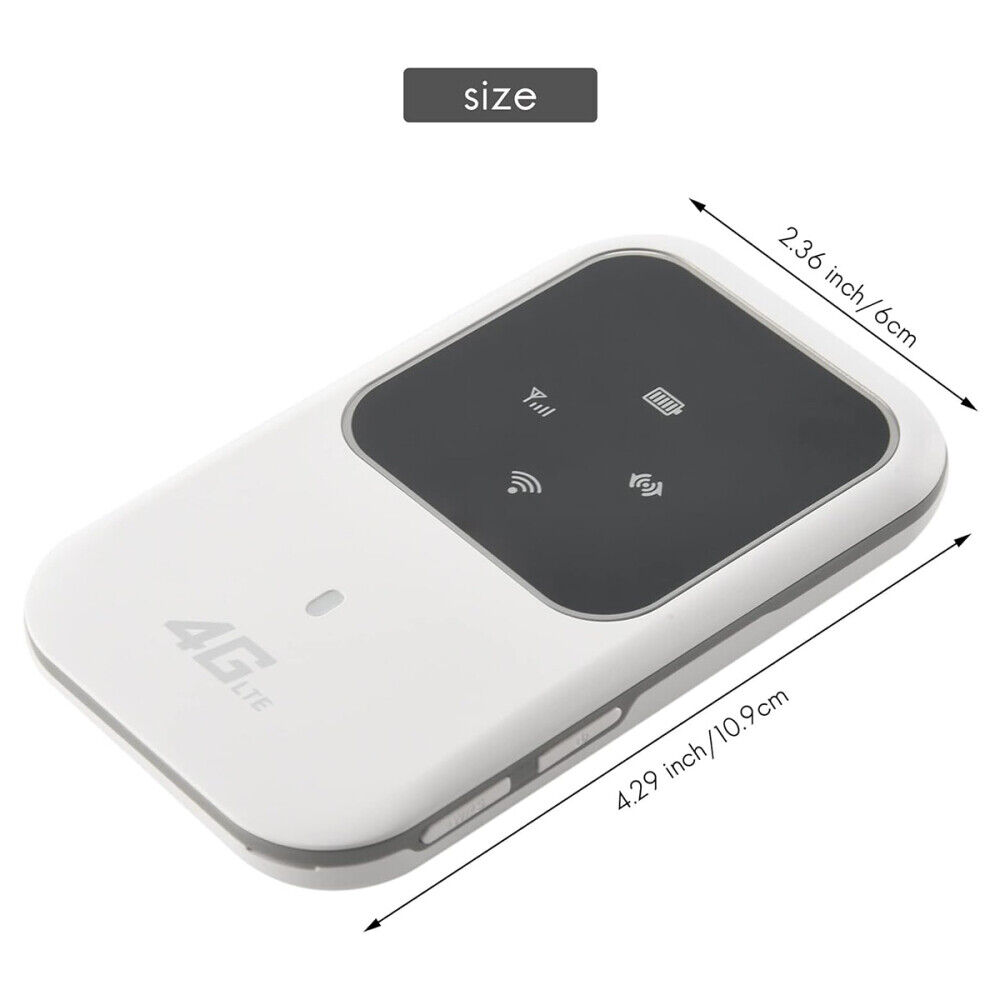 4G LTE Tragbare Mobiler Wireless WLAN Router Hotspot WiFi Modem SIM Karte DE