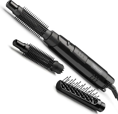 THE CONAIR GROUP Tresemme Full Finish Hot Air Styler 300W – 3 Brushes, Curl Release, Black