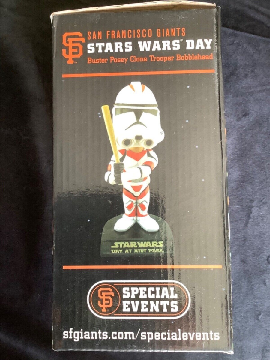 SF Giants 2013 Buster Posey Star Wars VIP Clone Trooper Bobblehead