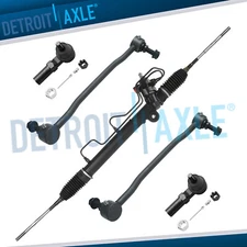 Rack and Pinion Assembly Outer Tie Rods Sway Bars Kit for Nissan Maxima Altima