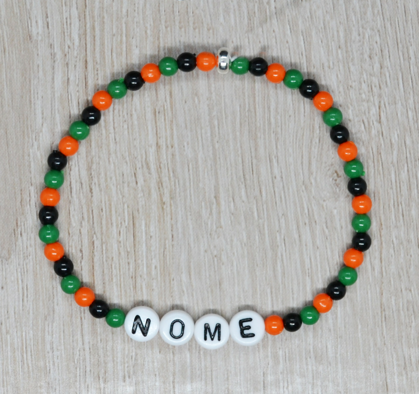 Bracciale Da Donna Con Perle In Vetro Di Murano Originale E Vera Pelle Toscana A Cinque Giri Nero, Con Foglia In Oro 24kt - Venezia Classica - Foto 7