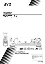 JVC XV-D701BK DVD Player Owners Instruction Manual Reprint