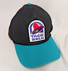 TACO BELL Snapback Baseball Cap She Show size M black & turquoise embroidered