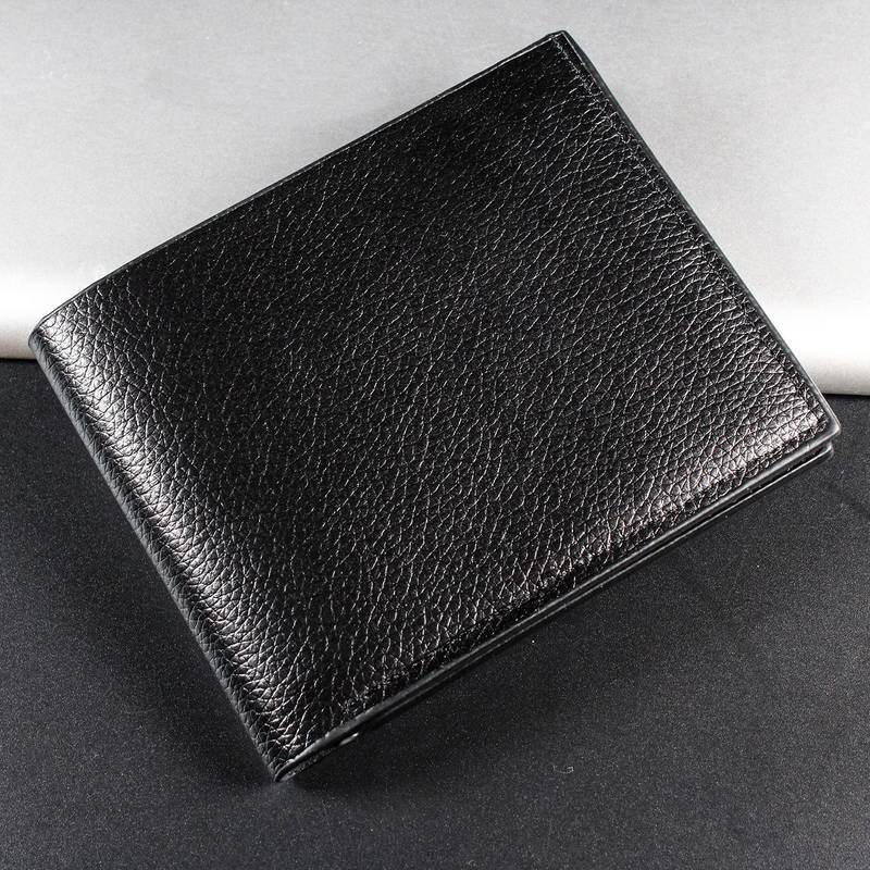 Geniune Leather Black Bifold Mens Wallets eBay