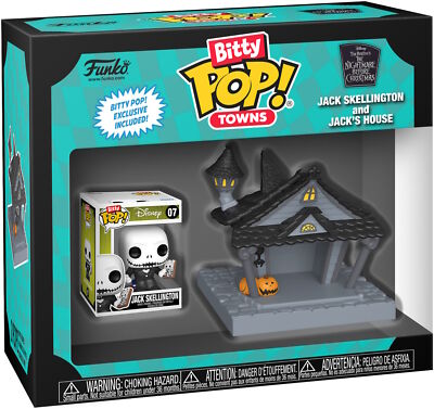 Nightmare before Christmas - Jack Skellington and Jack's House Bitty Pop! Funko