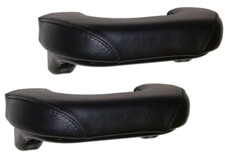 47-54 Chevygmc Advance Design Truck Black Inside Door Armrest Pull Handle Pair