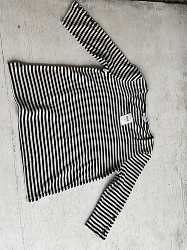 J.Jill Navy& Cream Nautical Striped Cotton Pullover Sweater.3/4 Sleeve Small.NEW - Picture 16 of 20