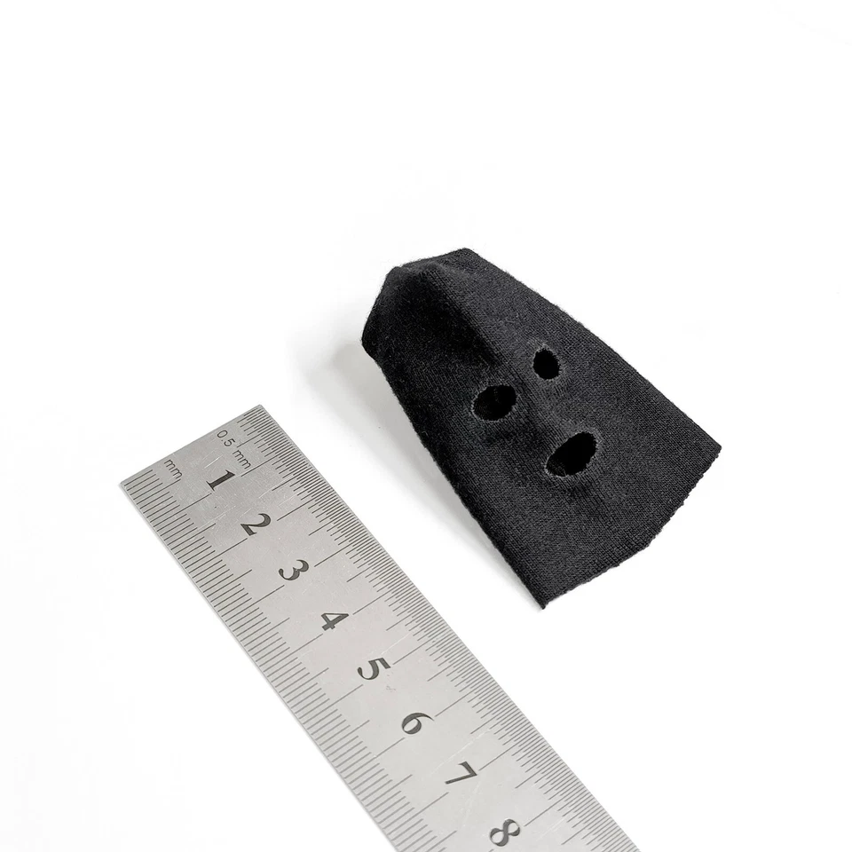 E15-20 1/6 Scale HOT Black Mask 3 Hole Balaclava for 12" Figure Dolls TOYS - Image 2 of 2