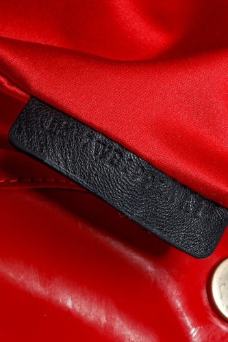 Valentino Red Patent Leather Lacca Bow Tote Shoulder Bag, One Size - Picture 13 of 13