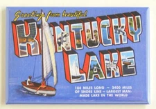Greetings from Kentucky Lake FRIDGE MAGNET travel souvenir "style A"