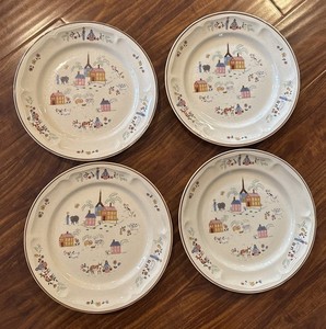 Barbara Eigen バーバラ・アイガン 洋ナシプレート 4枚 USA Design Four Stoneware | eBay