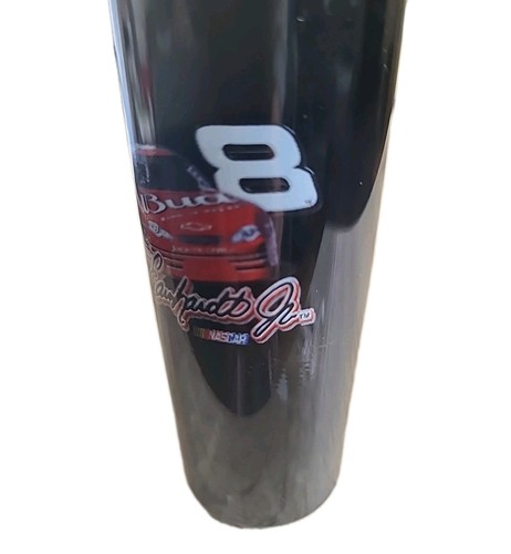 Vtg Rare Dale Earnhardt Jr. Shot Glass BUD #8 Car NASCAR*black ceramic 2 Oz Tall - Picture 7 of 16