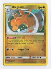Dragonite 119/181 Cosmos Holo Rare Promo - Pokemon Sun & Moon Team UP LP on eBay