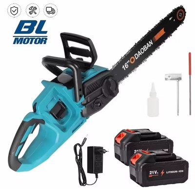 3500W Brushless 16Inch Electric Chainsaw Cordless Pruning Woodworking Power Tool