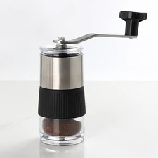 Manual Coffee Grinder Mini Hand Crank Stainless Steel Ceramic Burr Mill