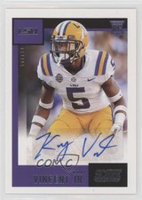 2021 Panini Chronicles Draft Picks Score Rookie Kary Vincent Jr #SA-KVI Auto fm0