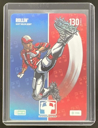 2026 Bo Jackson Battle Arena Rollin Logo Battlefoil Steel #LOGO-585