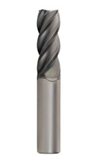 END OF LINE - 3/8" Carbide Endmill 4 Flute Variable 0.010'' Rad TiAlN Coat