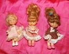 LOT of 3 Vintage 1988 Cherry Merry Muffin Doll Mattel