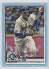 2020 Bowman Sky Blue 450/499 Kyle Lewis #78 0kz8