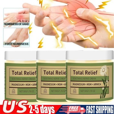 Total Relief Magnesium Cream, Nerve Relief Magnesium Cream USA~STOCK
