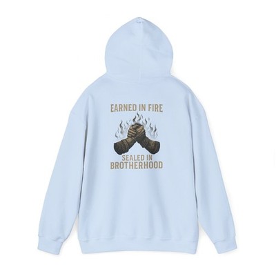 Firefighter Brotherhood Hoodie, First Responder Gift, Fireman Sweatshirt, Salty