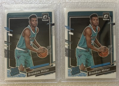 2023-24 Brandon Miller 2 Rookie Card Investment Lot RC Optic #219 Rising Star