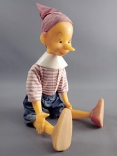 Alte DDR Puppe BURATINO Spielzeug Kinderzimmer Puppen Pinocchio Sowjetunion 42cm