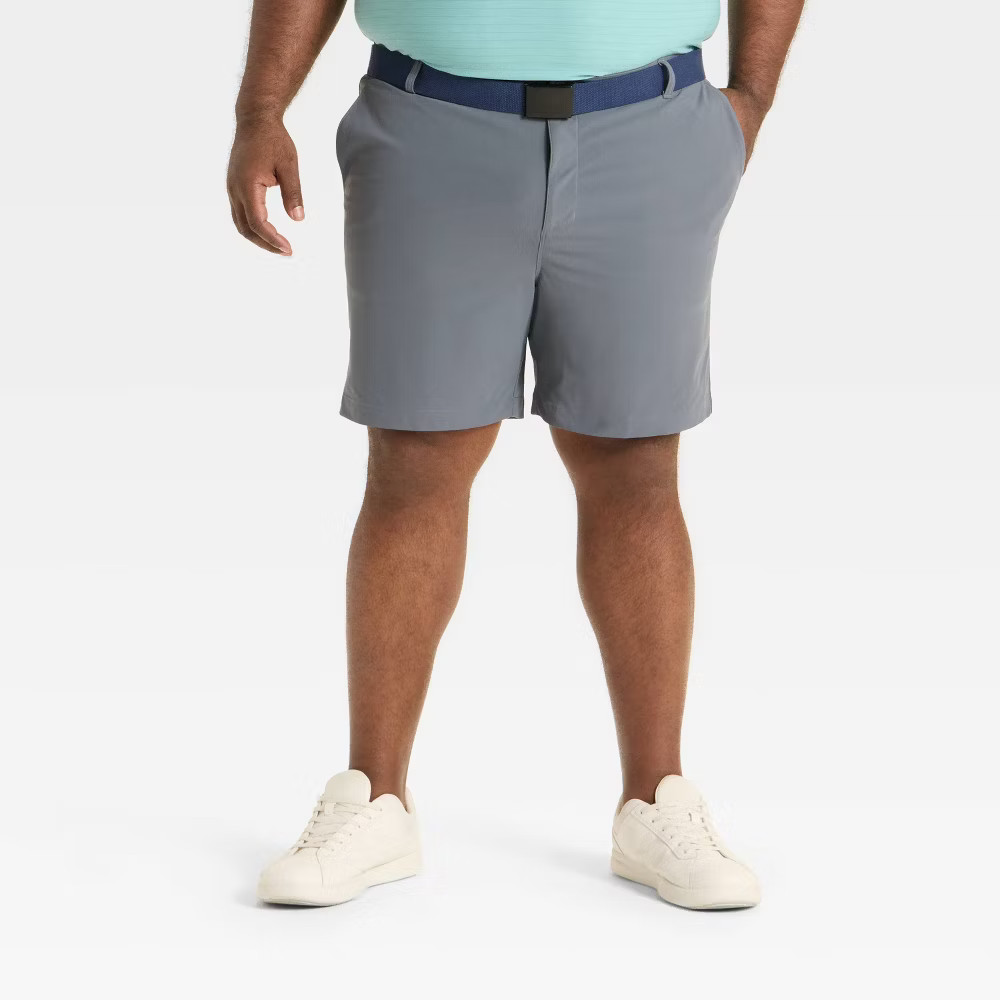 Mens Big 360 Lifestyle Golf Shorts 7 - All In Motion Dark 2490₽