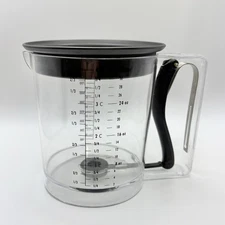 Amco 4 Cup Fat And Gravy Separator With Deep Removable Lid , Easy Release