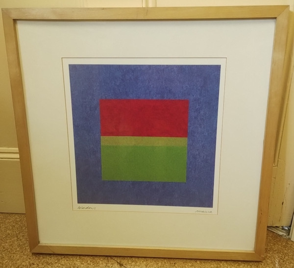 IKEA Windows Amaina De Colección Años 90 Retro Abstracto Ribba Marco Enmarcado Impresión de Imagen