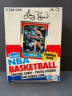 Larry Bird Signed 1986-87 Fleer Wax Box EMPTY Auto BAS Beckett Authenticated 682