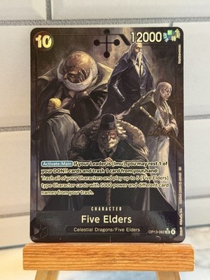 Five Elders OP13 Alt Art English OP13-082 2025 Carrying On His Will
