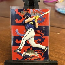 2025 Panini Crusade Brock Wilken #149 Red 071/299 (RC) Milwaukee Brewers