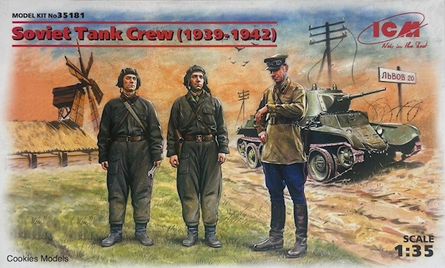 ICM Soviet Tank Crew (1939-1942) 1/35 Scale Model Kit 35181