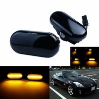 2X Dynamic LED Seitenblinker-Wiederhollicht FüR Nissan 350Z Cube Micra Qashqai