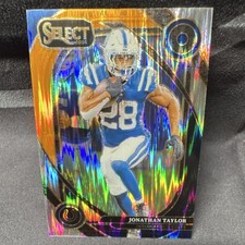 Jonathan Taylor 2024 Panini Select Prizm  Orange and Blue Shock #271 