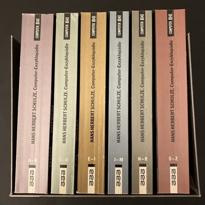 Computer Enzyklopädie Hans Herbert Schulze Lexikon 6 Bände Taschenbuch 1992 roro