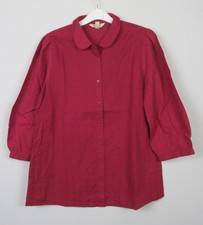 Image of Seasalt Womens Hope Cottage Cotton Blouse Charm Pink Size 8 - 14