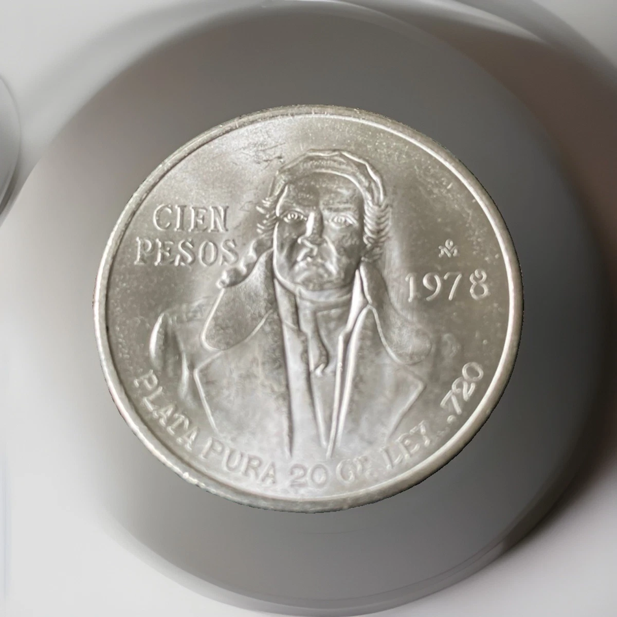 Uncirculated 1978 100 Pesos Denomination Mexican Coins (1905-Now
