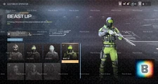 Call of Duty Warzone MW3, Energy Beast Up Operator Skin - Fast Delivery