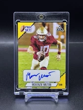 2021 Leaf Pro Set McKenzie Milton #PS-MM2 Gold Auto