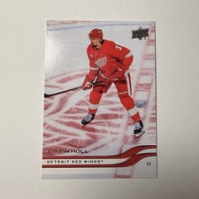Upper Deck 2025-26 Series 2 Justin Holl Detroit Red Wings Hockey Card #310