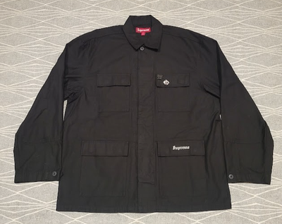 Supreme X MELVINS BDU Jacket Black Mens Size Medium Brand New M-65