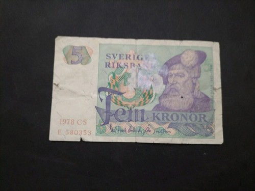 Schweden 5 Kronen 1978