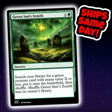 Green Sun's Zenith - Custom Art Magic: The Gathering Playtest Card