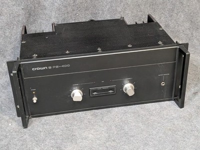 CROWN PS-400 Professional Power Amplifier Stereo 2 Channel TESTED WORKING Beauty