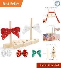 Lightweight Bow Making Tool for Holiday Bows - Adjustable Instructions Included
